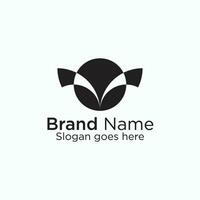 Logo branding for company website or creative minimal logo design vector