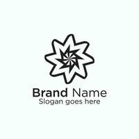 Logo branding for company website or creative minimal logo design vector