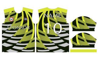 soccer jersey design for sublimation or football cricket jersey design vector