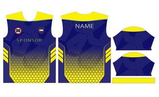 soccer jersey design for sublimation or football cricket jersey design vector