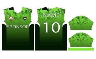 soccer jersey design for sublimation or football cricket jersey design vector