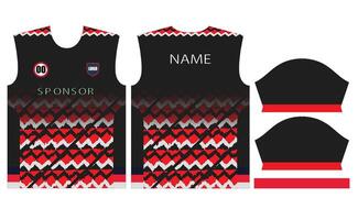 soccer jersey design for sublimation or football cricket jersey design vector