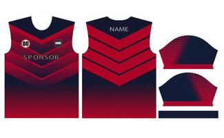 soccer jersey design for sublimation or football cricket jersey design vector