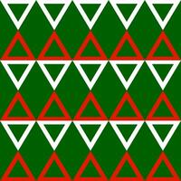 colección de verde y rojo sin costura antecedentes adecuado para Navidad estación. vector