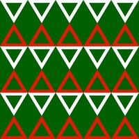 Collection of green and red seamless backgrounds suitable for Christmas season. vector