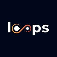 Loops Creative modern logo design concept vector