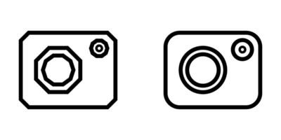 Camera icon design flat vector. Vector illustration. EPS-10