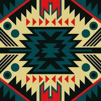 sin costura navajo azteca resumen geométrico Arte étnico hipster vector fondo, fondo de pantalla, tela diseño, tela, tejido, cubrir, textil modelo