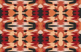 Abstract military camouflage patterns and ethnic tribal patterns. vector
