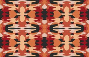 Abstract military camouflage patterns and ethnic tribal patterns. vector