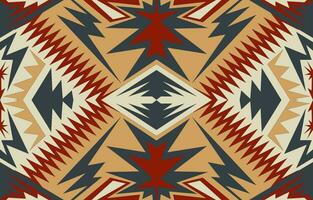 Seamless Aztec geometric pattern of abstract ethnic backgrounds. vector