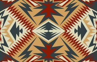 Seamless Aztec geometric pattern of abstract ethnic backgrounds. vector