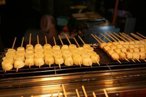 The street food in Thailand is delicious. photo