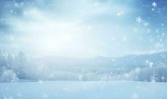 AI generated Frosty Elegance Snowy Splendor Unveiled in a Captivating Wallpaper photo