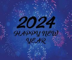 happy new year 2024 vector