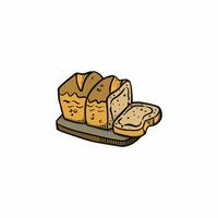 bakery bread vector hand drawing for design, element, template, food design, restaurant design, menu design, etc photo