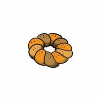 bakery bread vector hand drawing for design, element, template, food design, restaurant design, menu design, etc photo