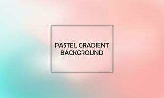 abstract gradient blur background with pastel color vector