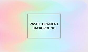 abstract gradient blur background with pastel color vector