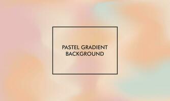 abstract gradient blur background with pastel color vector