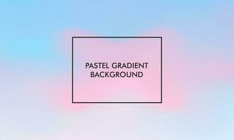 abstract gradient blur background with pastel color vector