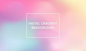 abstract gradient blur background with pastel color vector