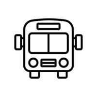 autobús icono vector diseño modelo sencillo y moderno