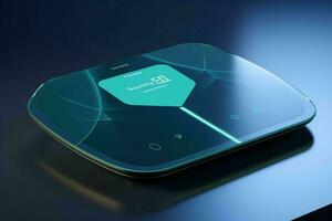 AI generated A sleek and stylish digital smart scale photo