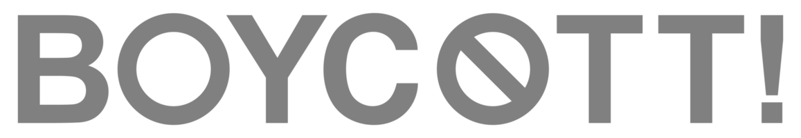 visual texto ilustração do a boicote, pode usar para sinal, símbolo, marca d'água, marca, adesivo, bandeira, ou gráfico Projeto elemento. formato png