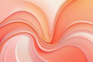 AI Generated abstract background in Peach Fuzz colors photo