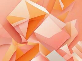 AI Generated abstract background in Peach Fuzz colors photo