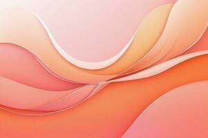 AI Generated abstract background in Peach Fuzz colors photo