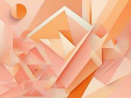 AI Generated abstract background in Peach Fuzz colors photo