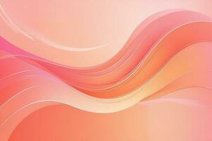 AI Generated abstract background in Peach Fuzz colors photo