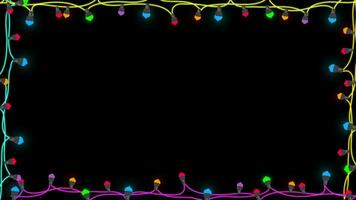 Christmas Lights Frame video