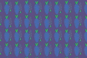 illustration pattern of carrot on violet background. vector