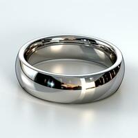 AI generated Wedding ring made of platinum, jewelry 850, 900, 950 - AI generated image photo
