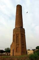 antiguo alminar de Erbil foto