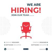 We are Hiring Join Our Team, Unlock Your Potential with Us, Career Opportunities Await, Be a Part of Our Success Story, Calling All Innovators, Join Our Growing Team Today vector