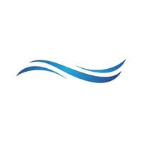 Water wave icon vector