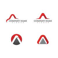 A Letter Logo Template vector