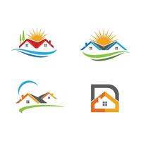 Property and Construction Logo design vector