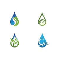 water drop Logo Template vector