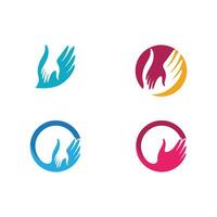 Hand Care icon Template vector illustration