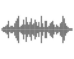 Sound waves vector illustration