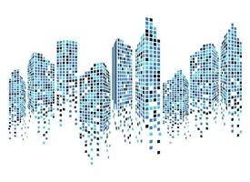 city skyline vector illustration