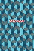 Vector Background Abstract Blue for Sport Jersey Sublimation Pattern Texture