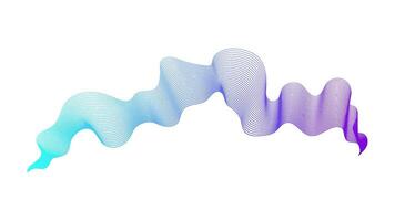 Abstract backdrop with wave gradient lines vector