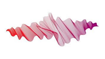 Abstract backdrop with wave gradient lines vector