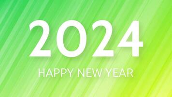 2024 Happy New Year on colorful background vector